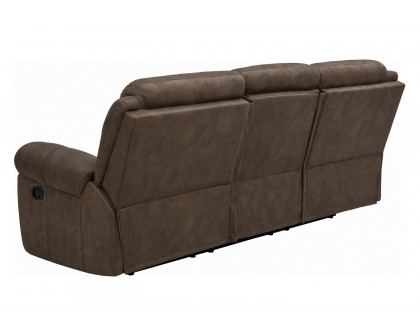 Coaster Sawyer Pillow Top Arm Motion Sofa - Macchiato