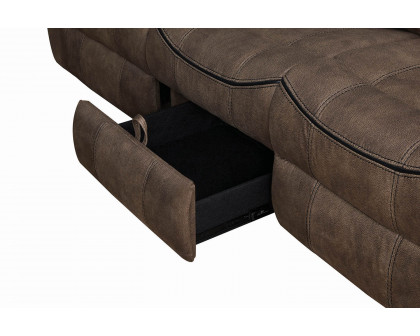 Coaster Sawyer Pillow Top Arm Motion Sofa - Macchiato