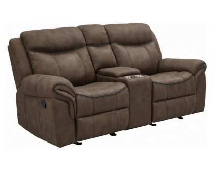 Coaster - Sawyer Glider Loveseat with Console