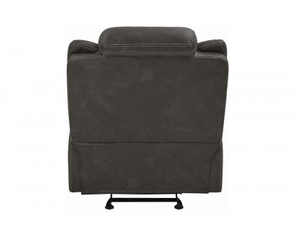 Coaster™ Wyatt Upholstered Glider Recliner - Gray