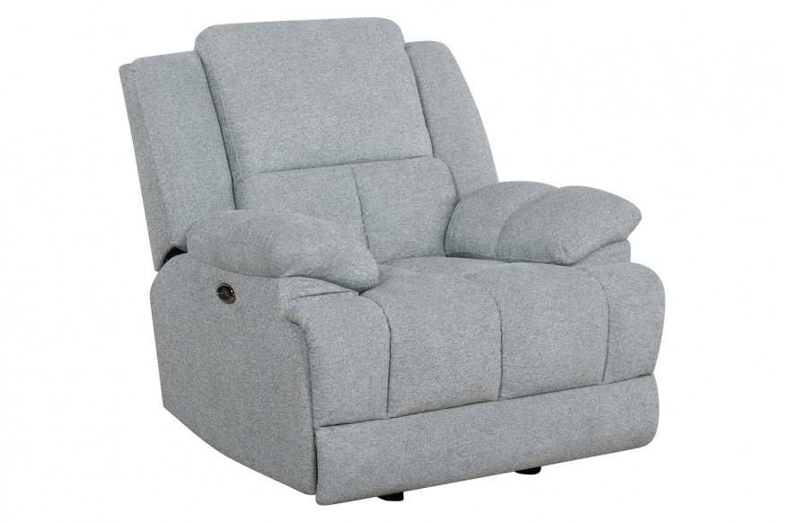 Coaster™ Waterbury Upholstered Glider Recliner - Gray