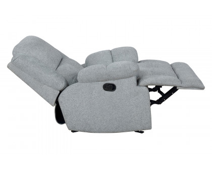 Coaster™ Waterbury Upholstered Glider Recliner - Gray