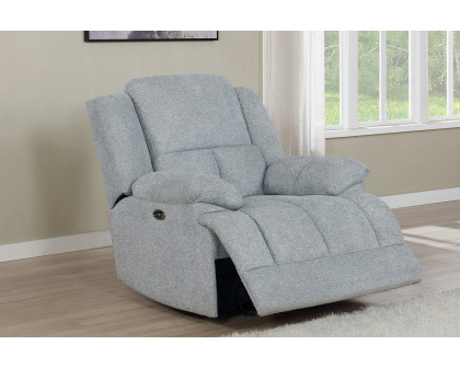 Coaster™ Waterbury Upholstered Glider Recliner - Gray