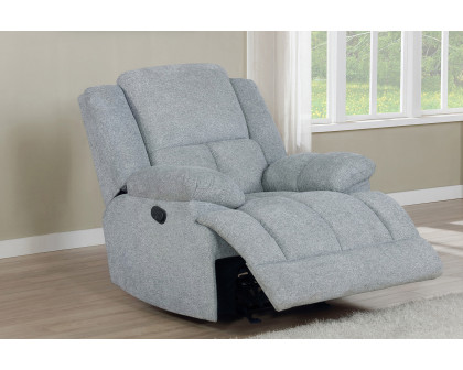 Coaster™ Waterbury Upholstered Glider Recliner - Gray