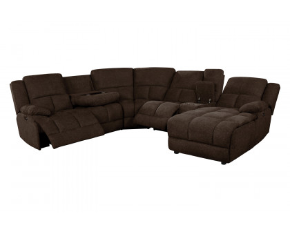 Coaster - Belize 6-Piece Pillow Top Arm Motion Sectional