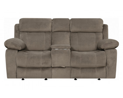 Coaster - Myleene Glider Loveseat with Console