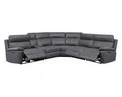 Coaster Albany 6-Piece Power Sectional - Gray