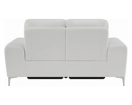 Coaster - Largo Upholstered Power Loveseat in White