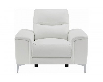 Coaster™ Largo Upholstered Power Recliner - White