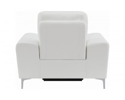 Coaster™ Largo Upholstered Power Recliner - White