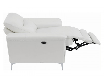 Coaster™ Largo Upholstered Power Recliner - White