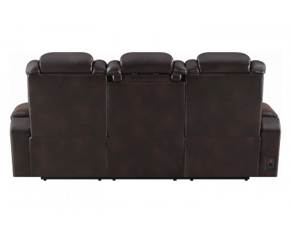 Coaster Korbach Upholstered Power Sofa - Espresso