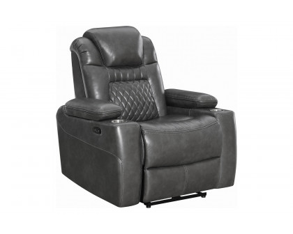 Coaster Korbach Upholstered Power Sofa - Charcoal