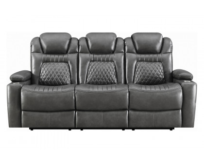 Coaster Korbach Upholstered Power Sofa - Charcoal