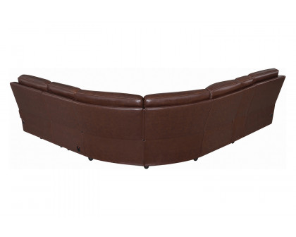 Coaster - Chester 6-Piece Power Sectional in Chocolate