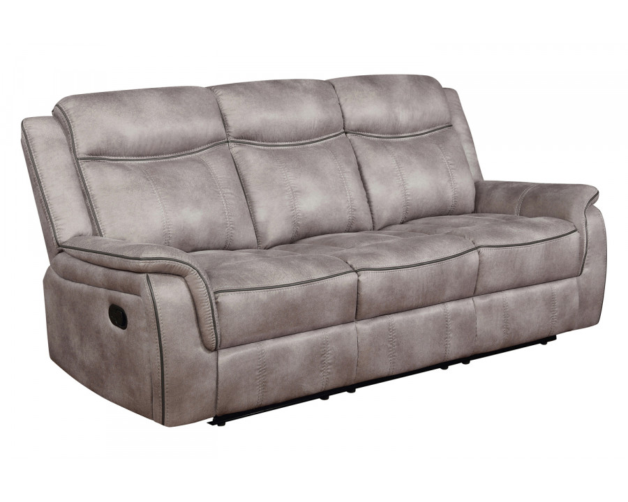 Coaster - Lawrence Upholstered Tufted Back Motion Sofa