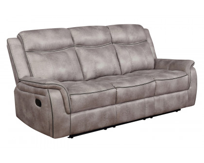 Coaster Lawrence Upholstered Tufted Living Room Set - Taupe