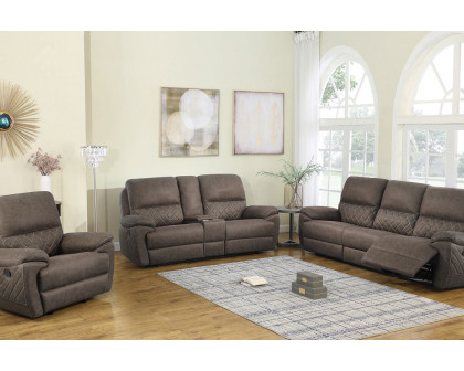 Coaster Variel 6-Piece Modular Motion Sectional - Taupe/Blue