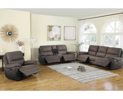 Coaster Variel 6-Piece Modular Motion Sectional - Taupe/Blue