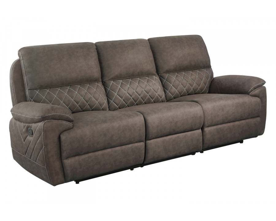 Coaster Variel Upholstered Tufted Motion Sofa - Taupe