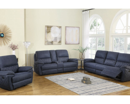 Coaster Variel 6-Piece Modular Motion Sectional - Blue