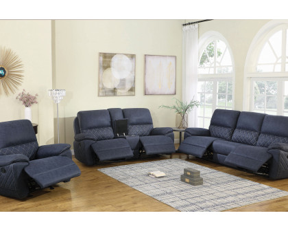 Coaster Variel 6-Piece Modular Motion Sectional - Blue