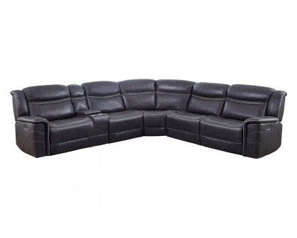 Coaster - Bluefield 6-Piece Modular Motion Sectional in Charcoal