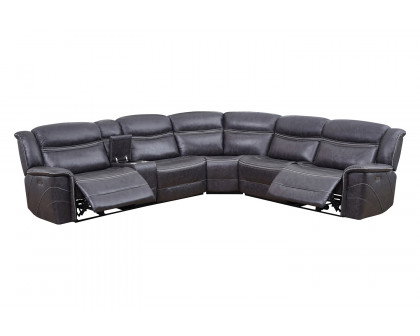 Coaster - Bluefield 6-Piece Modular Motion Sectional in Charcoal