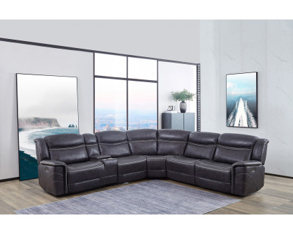 Coaster - Bluefield 6-Piece Modular Motion Sectional in Charcoal