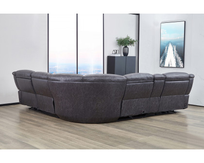 Coaster - Bluefield 6-Piece Modular Motion Sectional in Charcoal