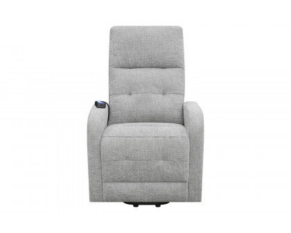 Coaster™ Tufted Upholstered Power Lift Recliner - Gray