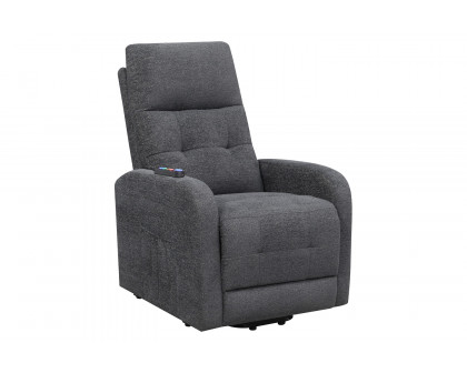 Coaster - Tufted Upholstered Power Lift Recliner