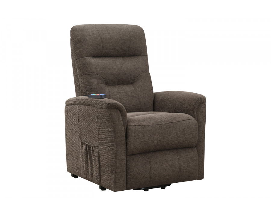 Coaster - Power Lift Recliner with Storage Pocket