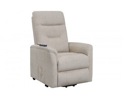 Coaster - Power Lift Recliner with Storage Pocket