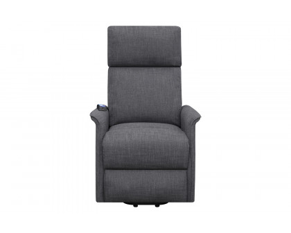 Coaster™ Power Lift Recliner with Wired Remote - Charcoal