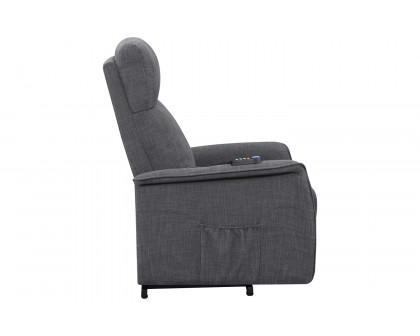 Coaster™ Power Lift Recliner with Wired Remote - Charcoal