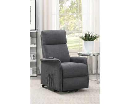 Coaster™ Power Lift Recliner with Wired Remote - Charcoal