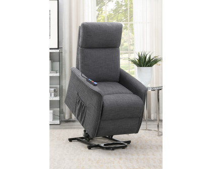 Coaster™ Power Lift Recliner with Wired Remote - Charcoal