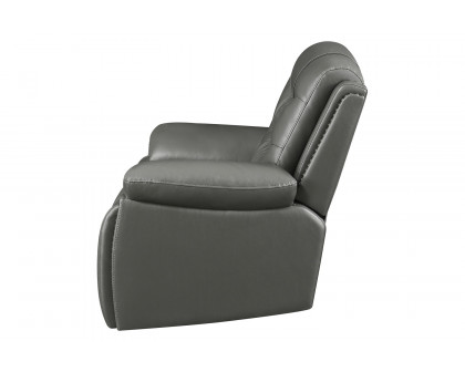 Coaster™ Flamenco Tufted Upholstered Recliner - Charcoal