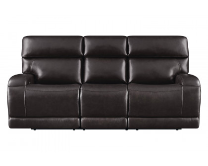 Coaster Longport Upholstered Power Sofa - Dark Brown