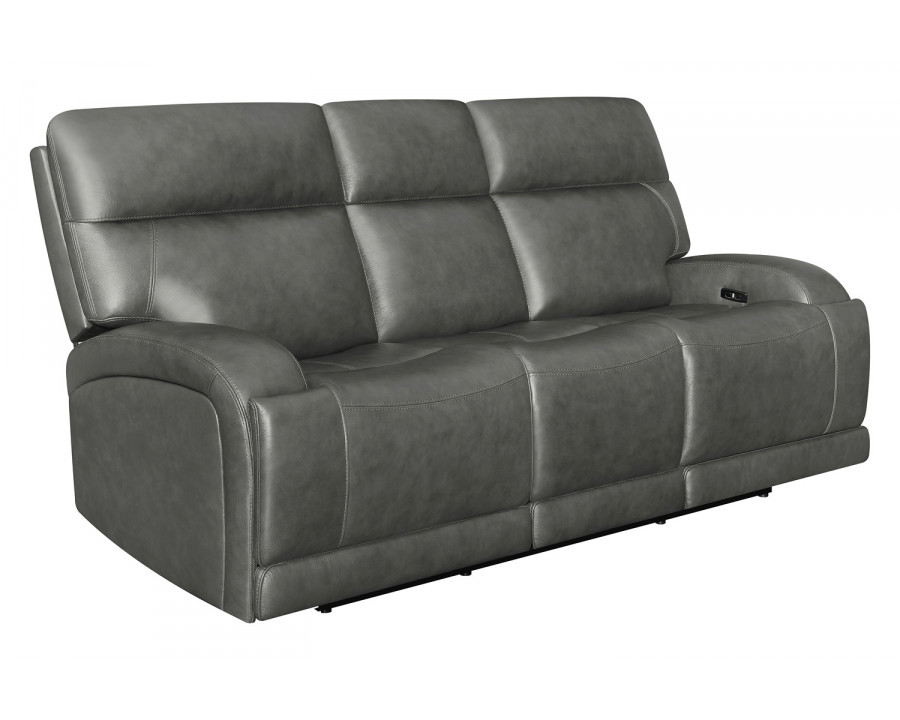 Coaster Longport Upholstered Power Sofa - Charcoal