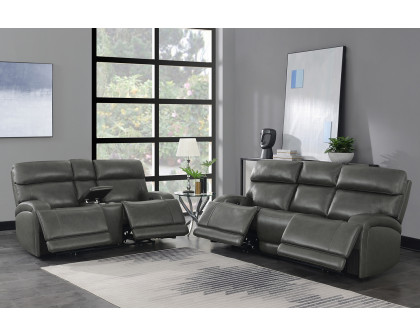 Coaster Longport Upholstered Power Sofa - Charcoal