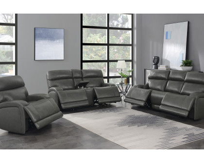 Coaster Longport Upholstered Power Sofa - Charcoal