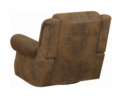 Coaster Sir Rawlinson Swivel Rocker Recliner - Buckskin Brown