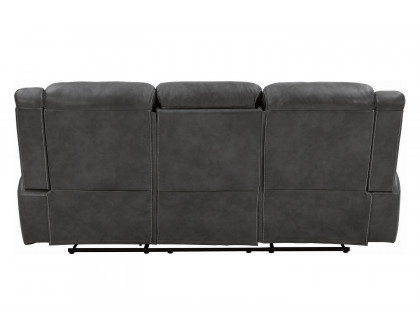 Coaster - Conrad Upholstered Motion Sofa in Gray