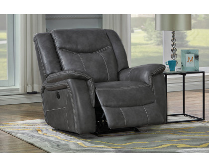 Coaster™ Conrad Upholstered Motion Glider Recliner - Gray