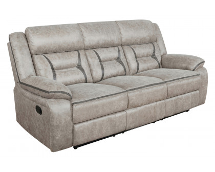 Coaster Greer Upholstered Tufted Living Room Set - Taupe