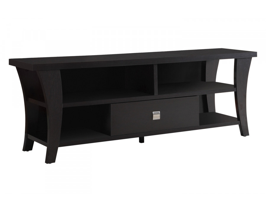 Coaster - 1-Drawer TV Console in Cappuccino