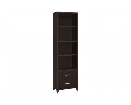 Coaster - 2-Door TV Stand With Adjustable Shelves in Cappuccino