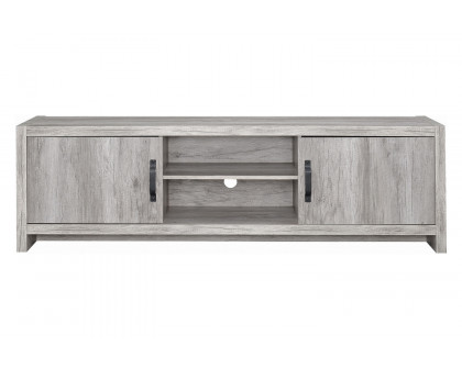 Coaster - 2-Door TV Console in Gray Driftwood